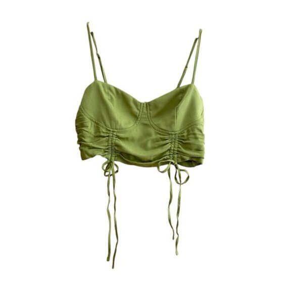 Garage Gorgeous Green NWT Halter Corset Top Women’s Size Small - Picture 7 of 7